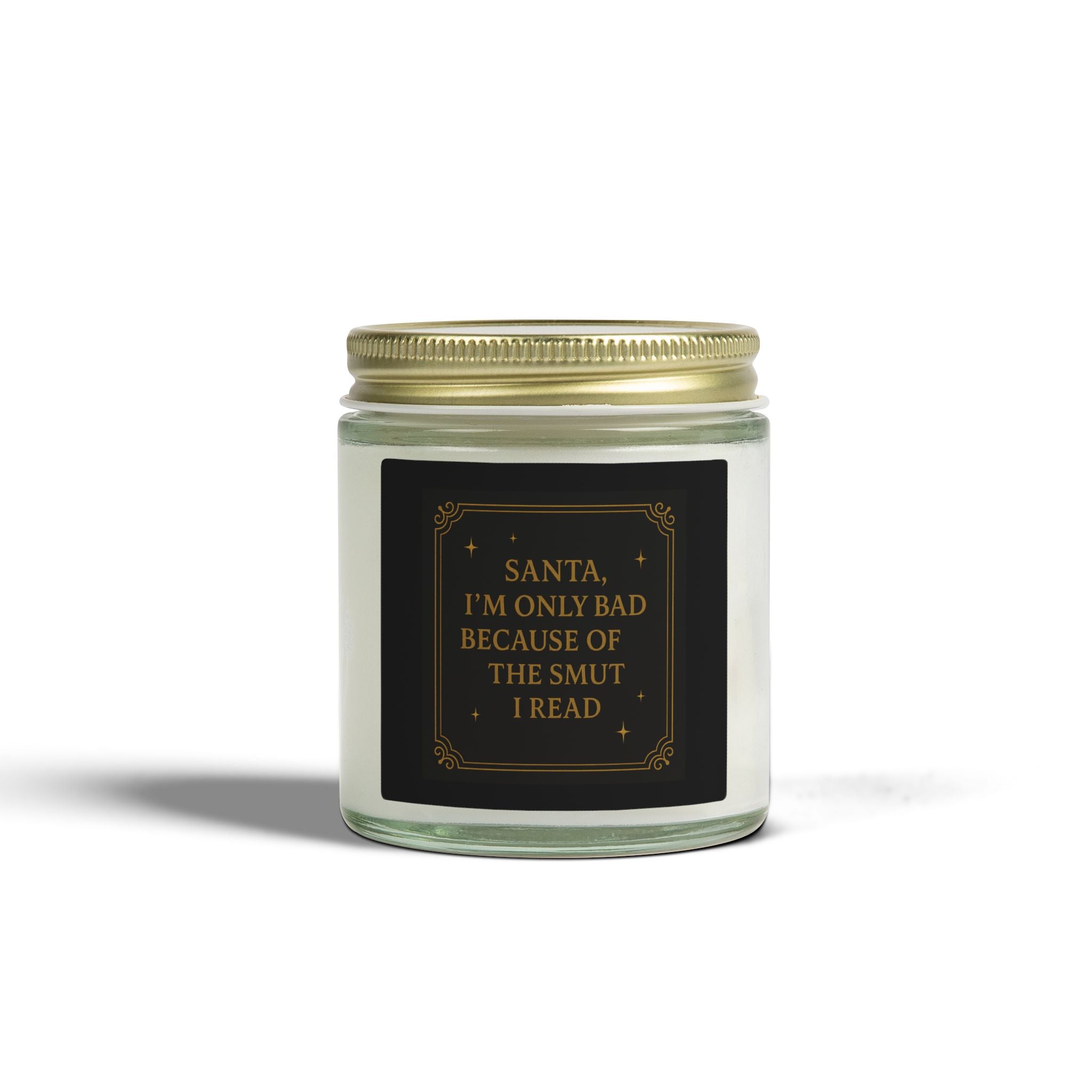 Santa, I’m Only Bad Because of the Smut I Read Candle | Spicy Christmas Candle | Book Lover Holiday Gift | Book Girl World