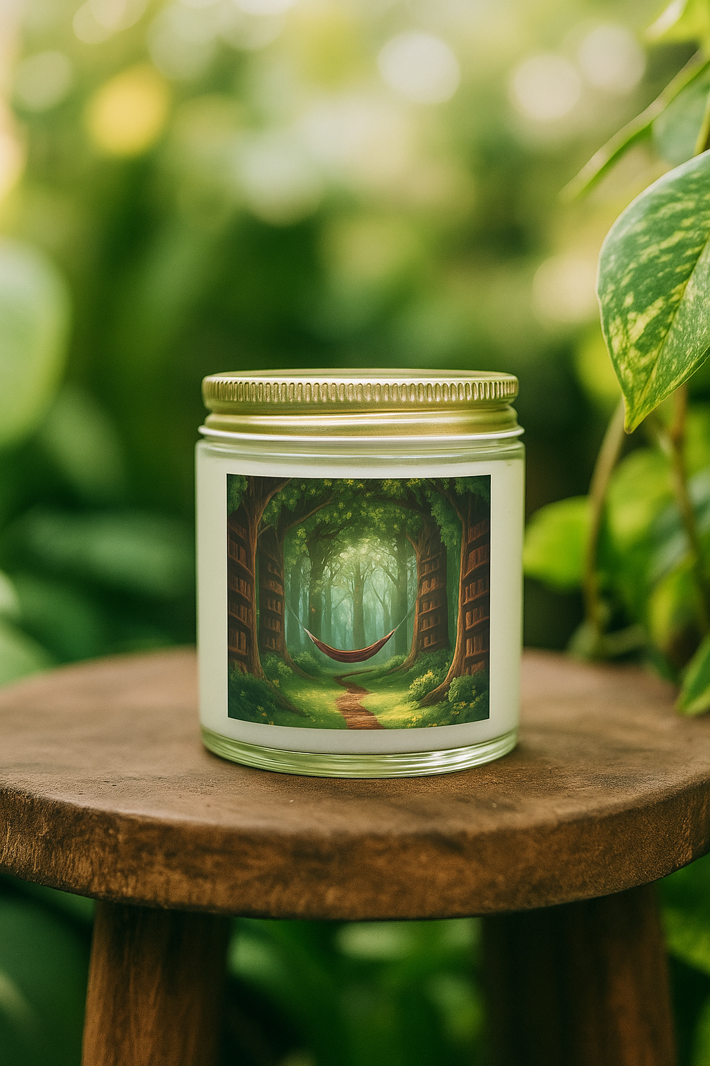 Relaxing Forest Scented Candles - Coconut Apricot Wax (4oz, 9oz)