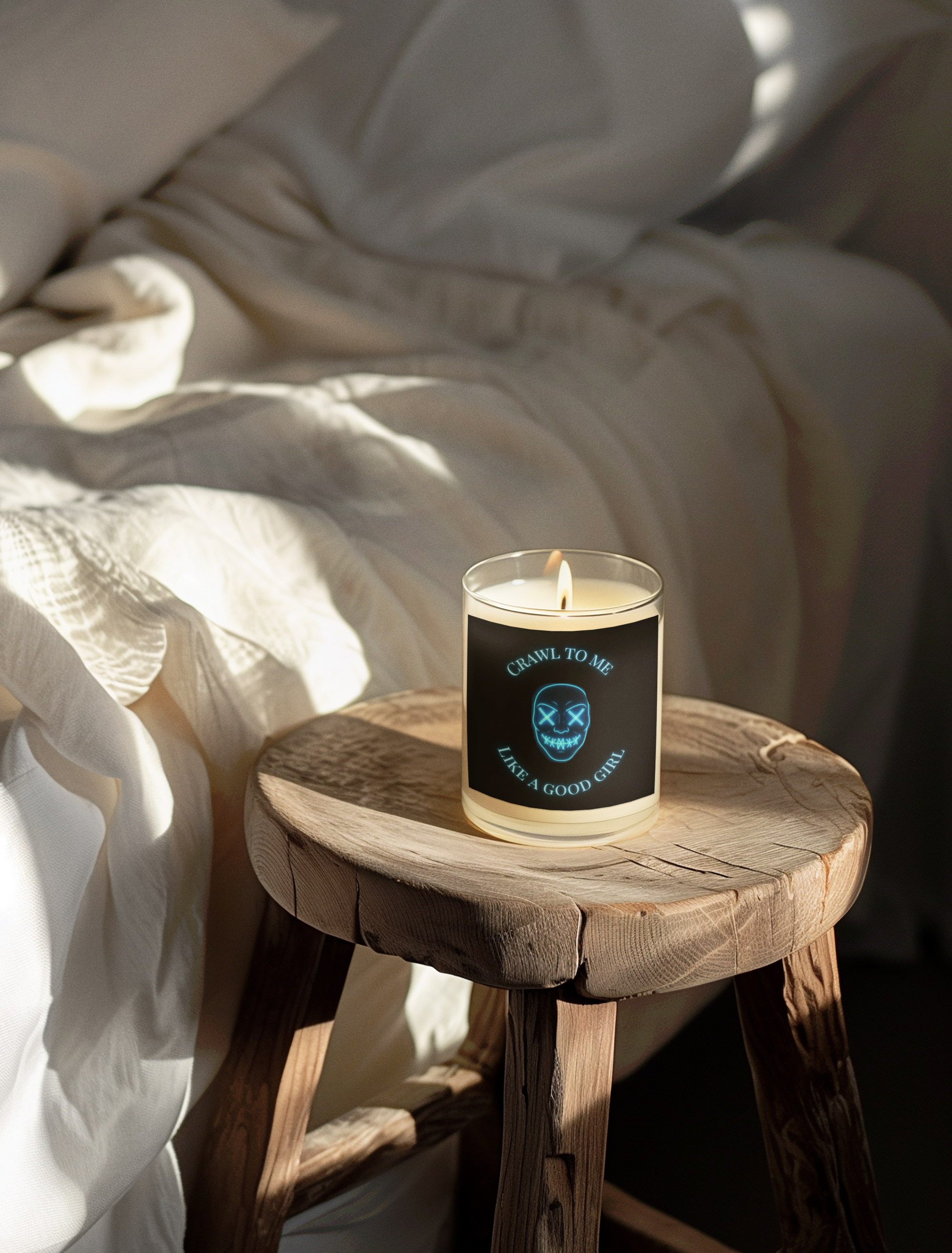 Crawl to Me Scented Candle - Coconut Apricot Wax (4oz, 9oz)