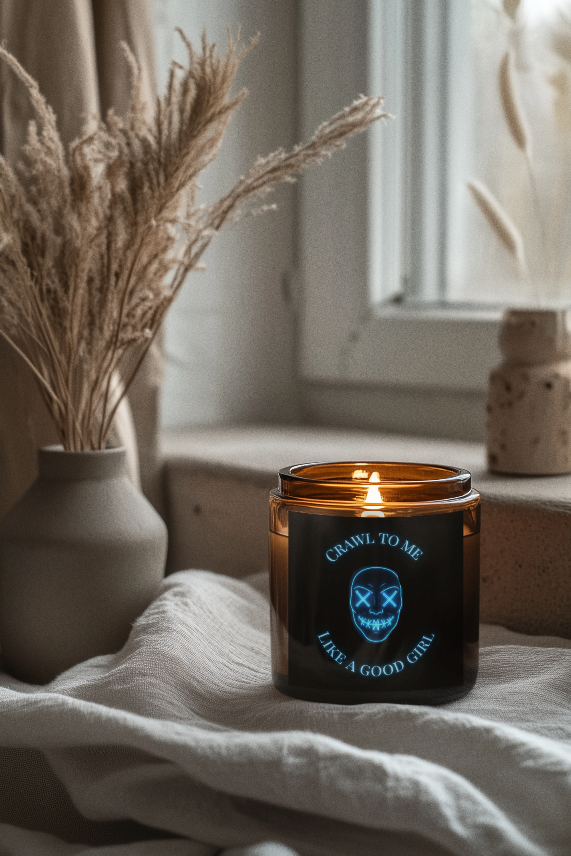 Crawl to Me Scented Candle - Coconut Apricot Wax (4oz, 9oz)